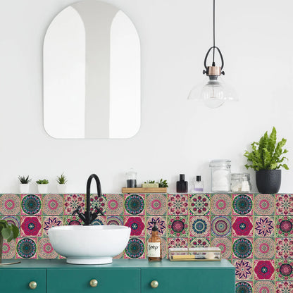 Autocollant Mural Effet carrelage