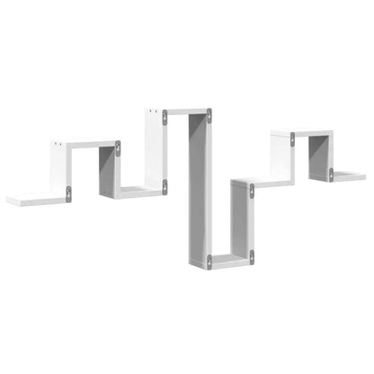 Etagère Murale Blanche Bois