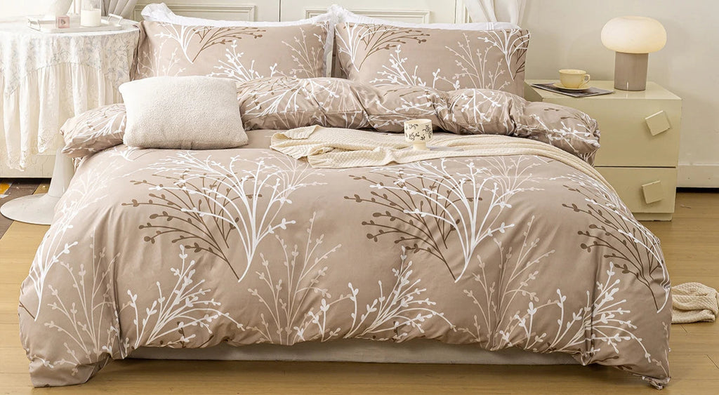 Parure Housse de Couette motif Floral