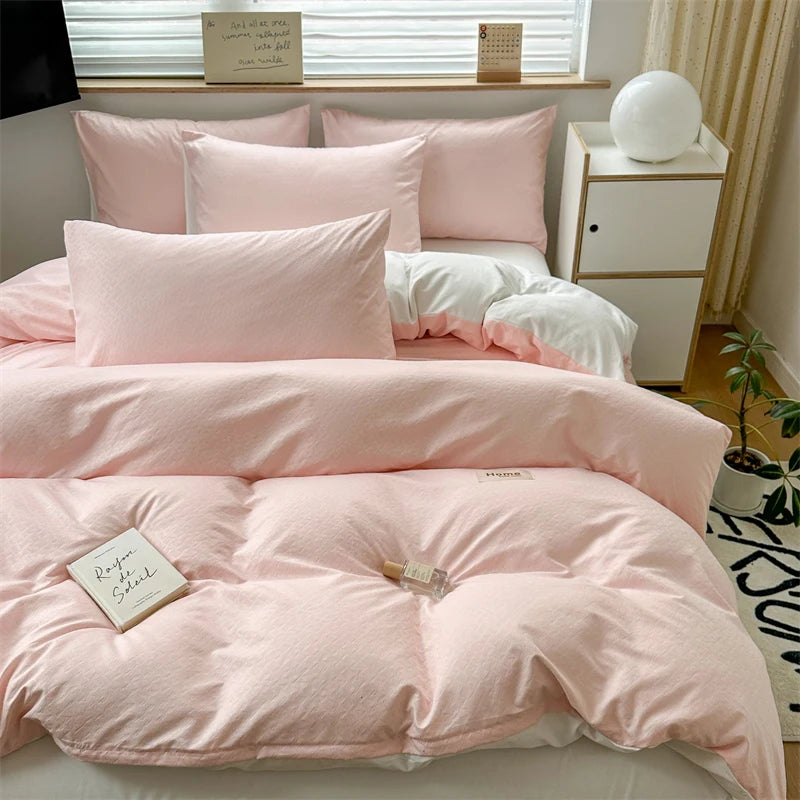 Parure Housse de Couette en Jacquard
