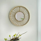 Miroir Décoratif Nordique Tissé à la Main
