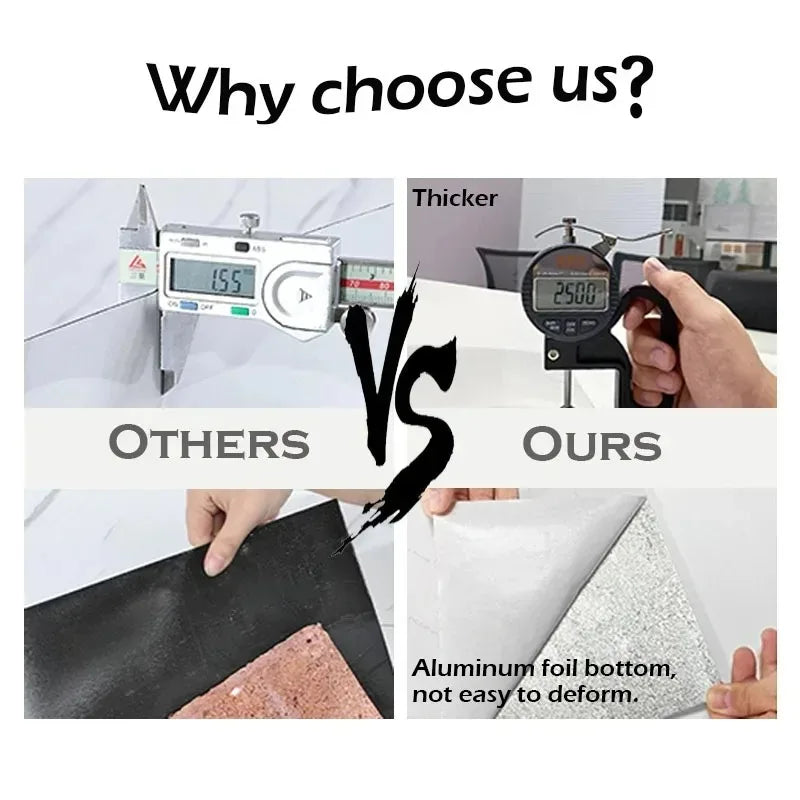 Autocollant Mural effet carrelage