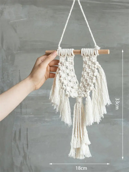 Tenture Murale Nordique en Macramé
