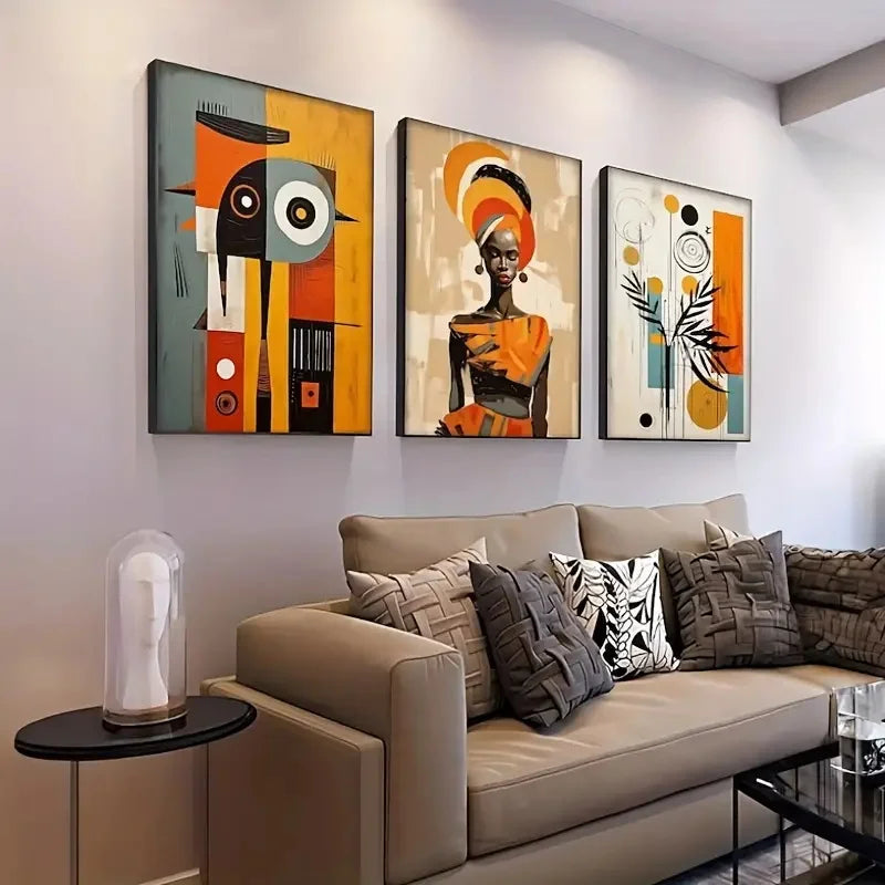 Tableau Moderne Art Africain