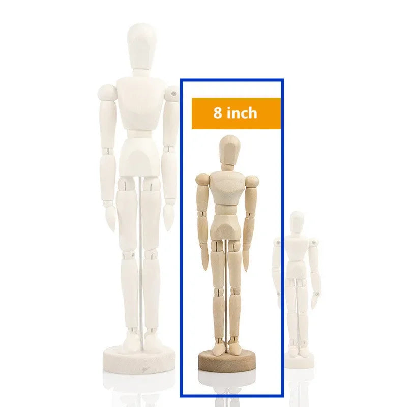 Figurine en Bois Articulé
