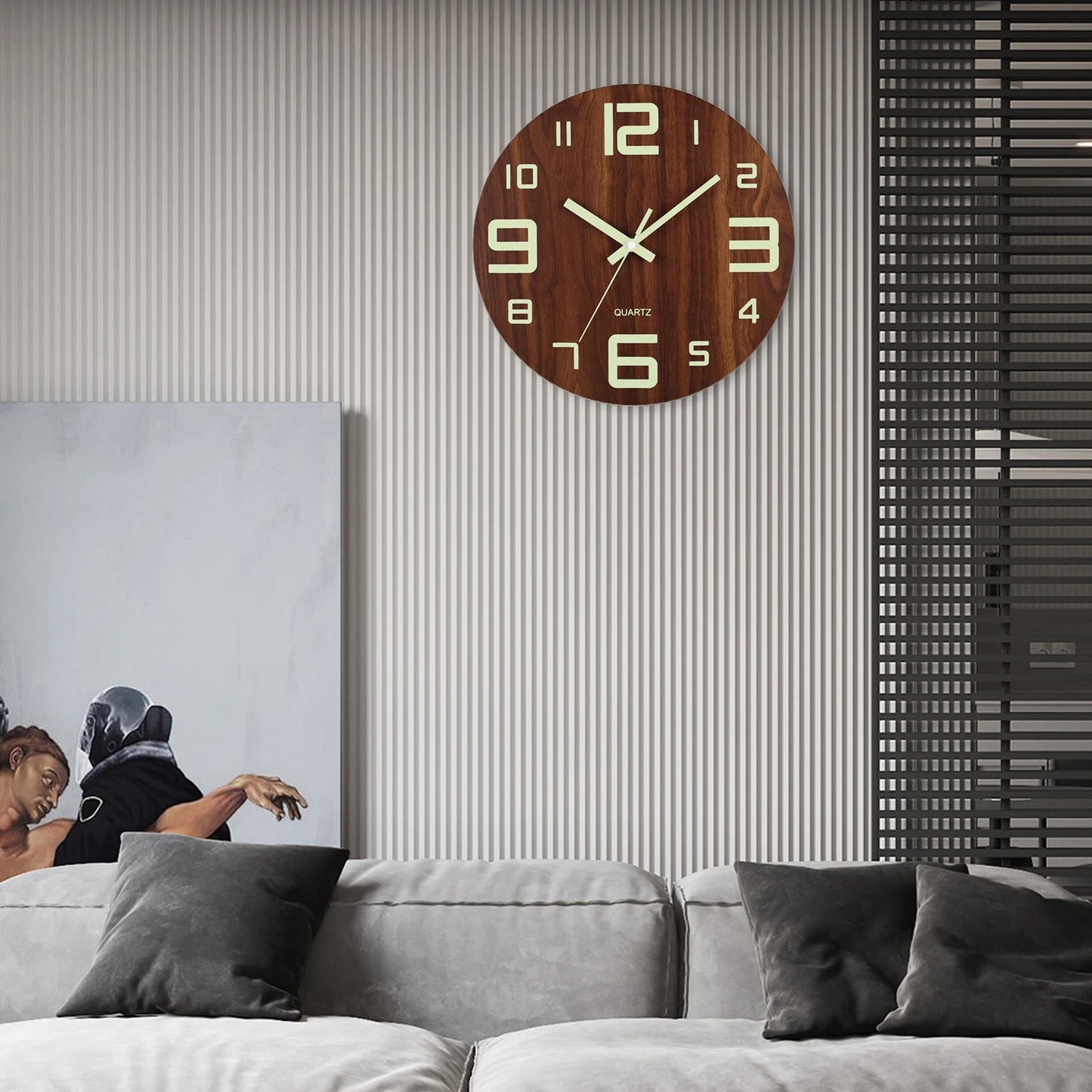 Horloge Murale Lumineuse