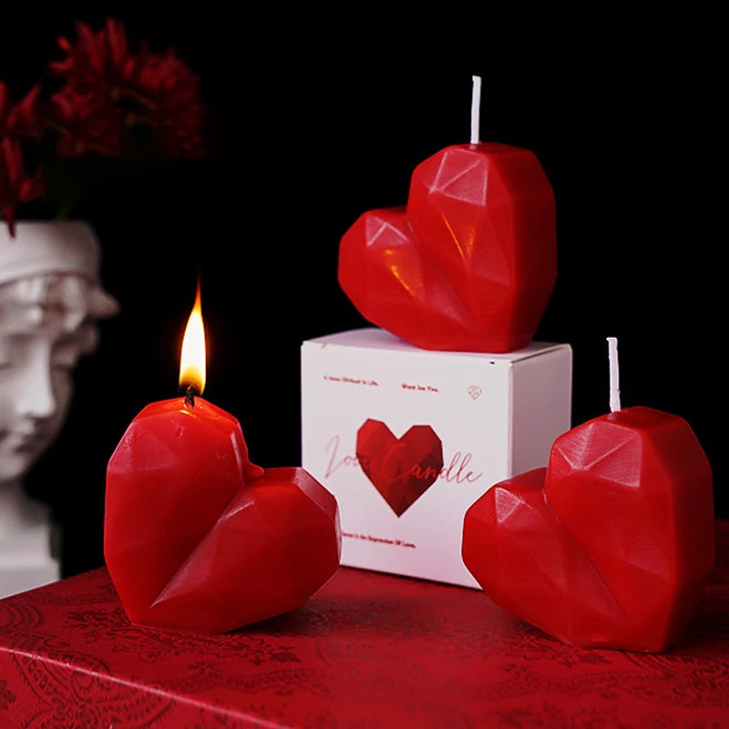 Bougie Parfumé Coeur rouge