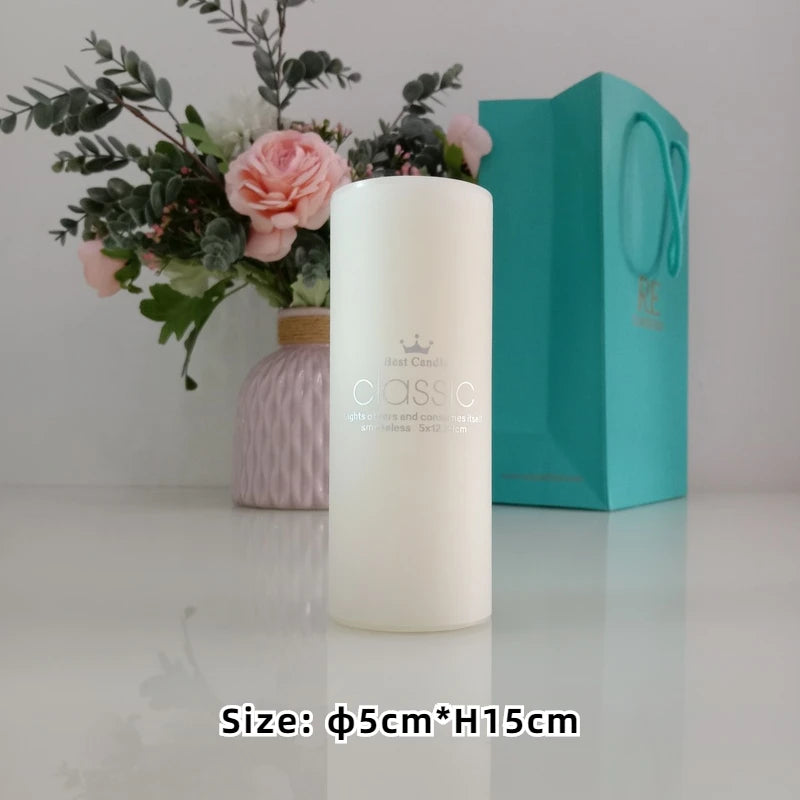 Bougies Pilier Blanc Ivoire