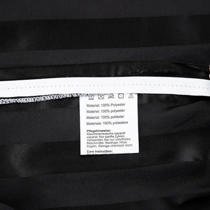 Parure Housse de couette rayée en Satin