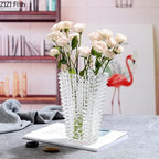Vase en Cristal Transparent