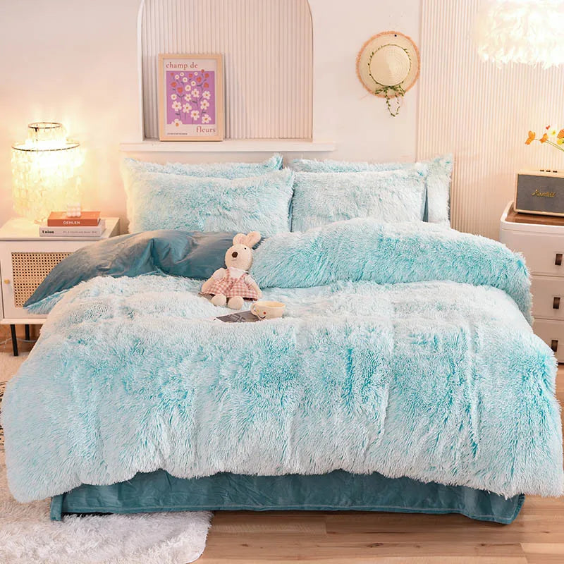 Parure Housse de Couette en Velours