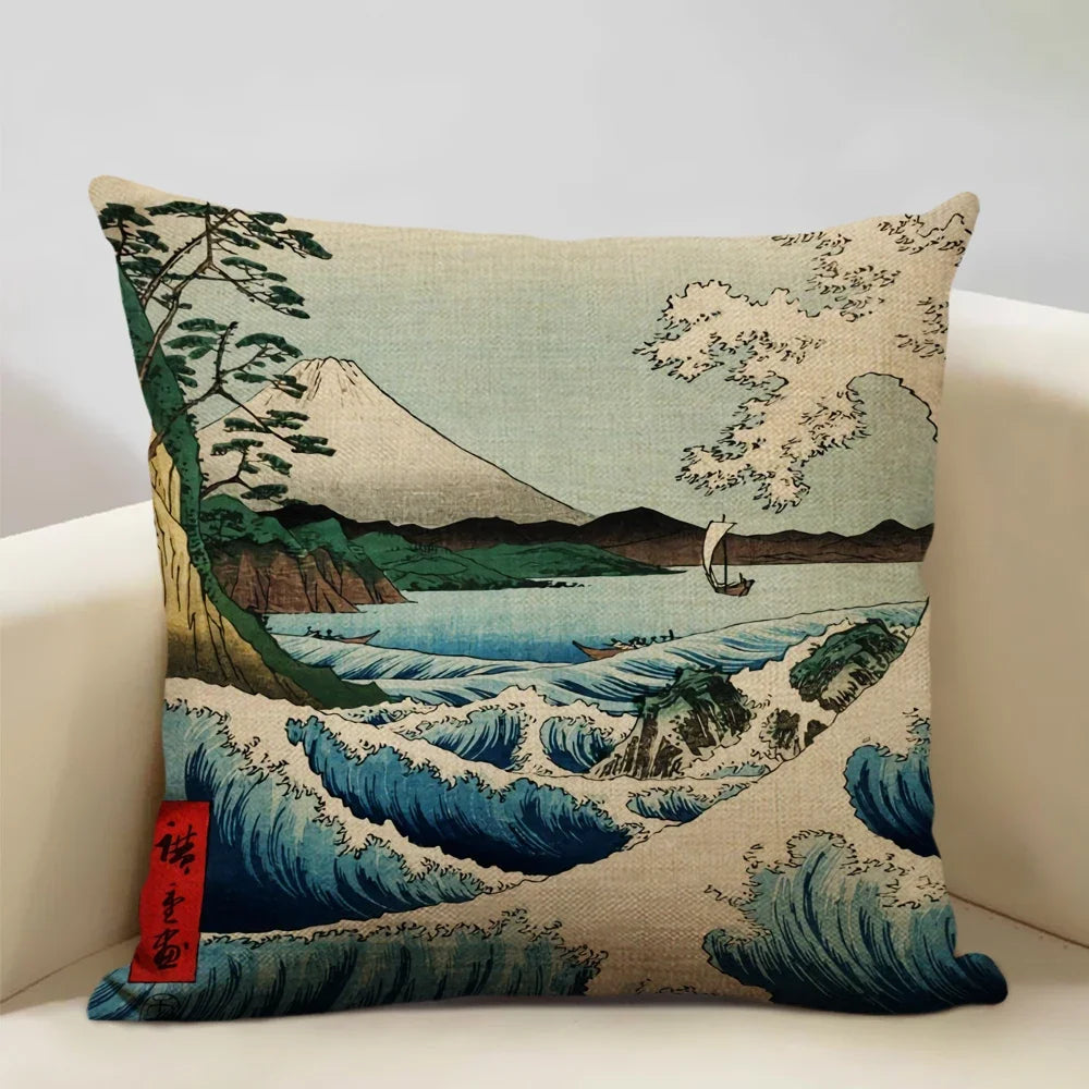 Housse de Coussin Japon