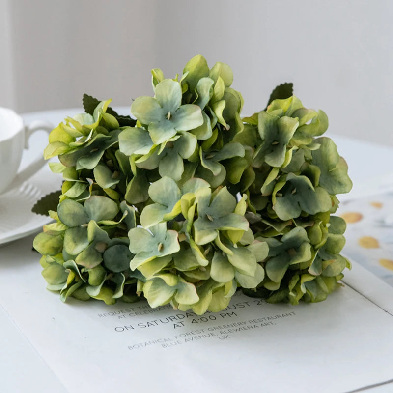 Fleur Artificielle Hortensia en Soie