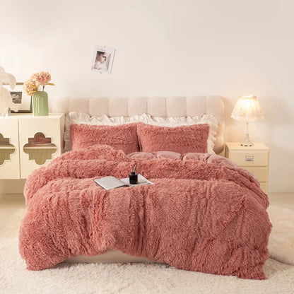 Housse de Couette Luxueuse en Peluche