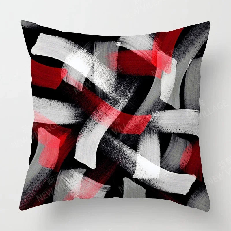 Housse de Coussin Géométrique