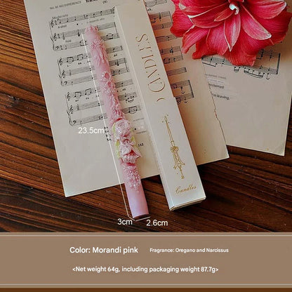 Bougie Romantique en Relief