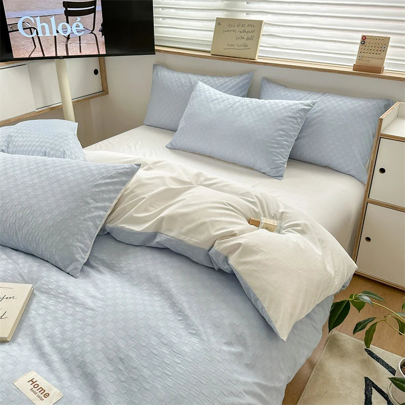 Parure Housse de Couette en Jacquard