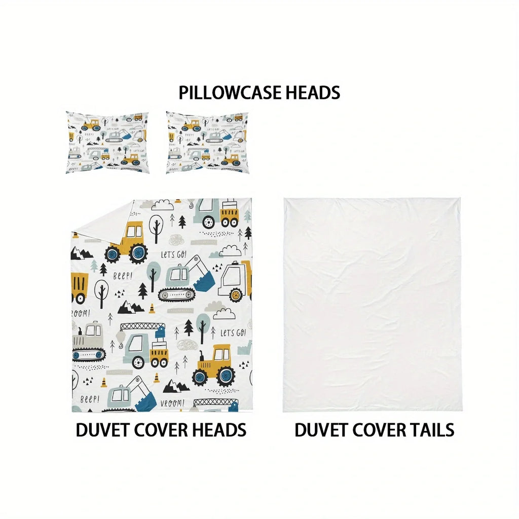 ﻿Parure Housse de Couette Motif Voiture