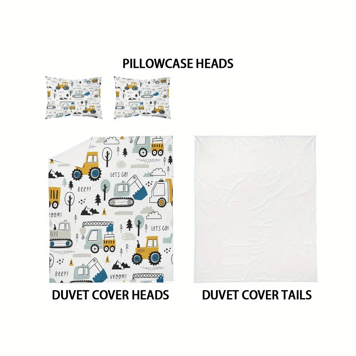 ﻿Parure Housse de Couette Motif Voiture