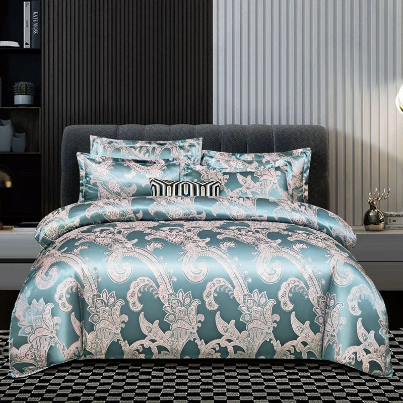 Parure Housse de Couette en Satin