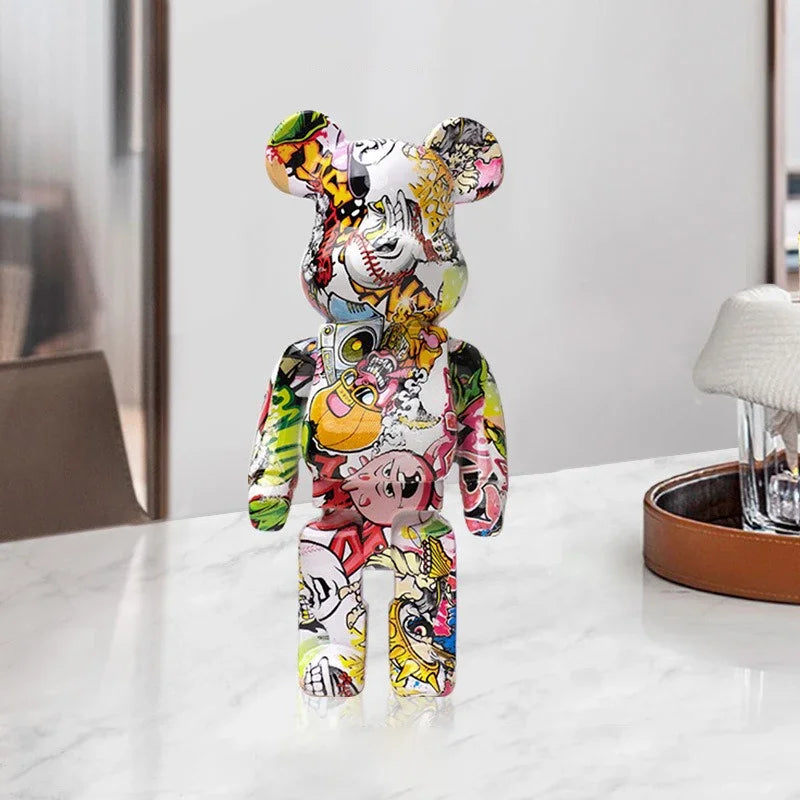 Figurine Ours Graffiti
