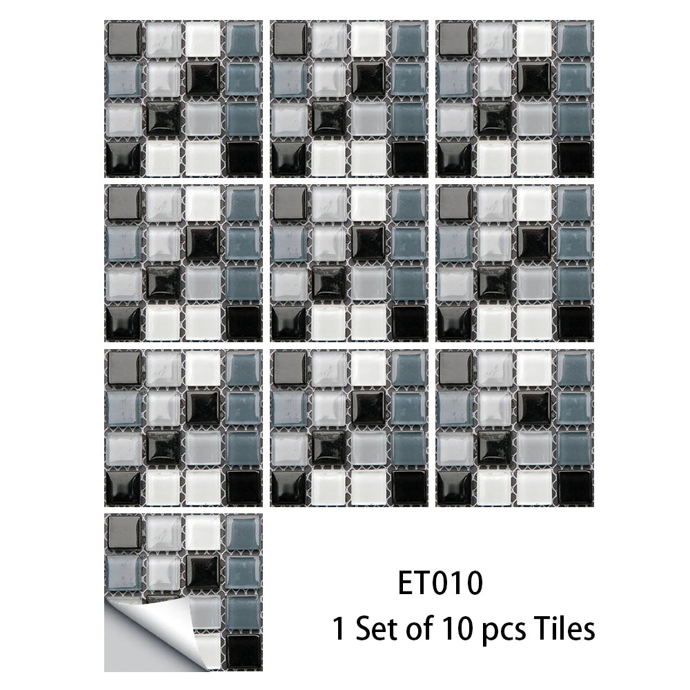 Revêtement Autocollant Mural Décoratif Mosaïque