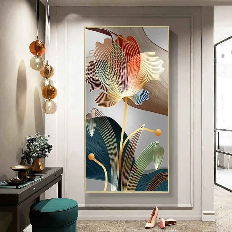 Tableau Moderne Art Fleur