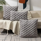 Housse de coussin flocon de neige en velours
