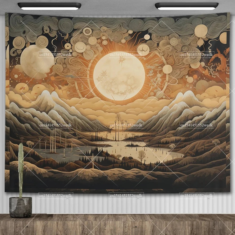 Tenture Murale Lune