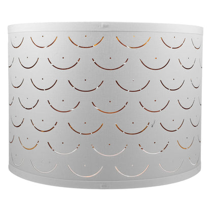 Abat Jour en Tissu Ondulé