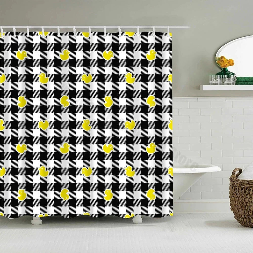 Rideaux de Douche en Tissu