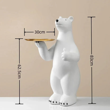 Grande Sculpture d'Ours