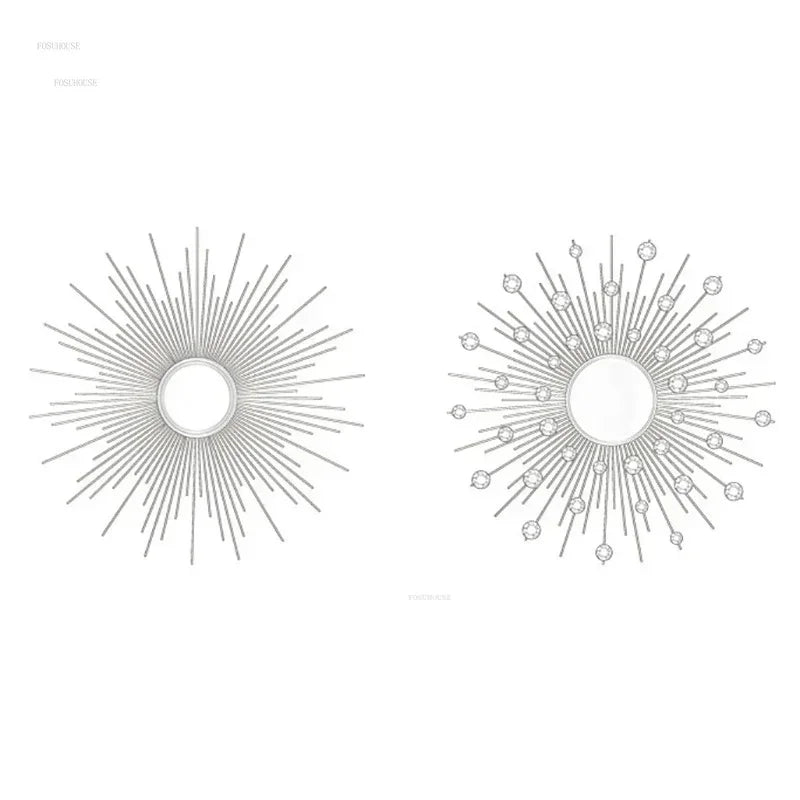 Miroir Décoratif en Métal