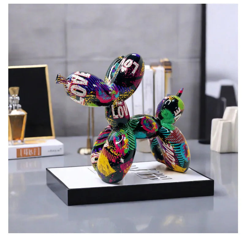 Figurine Chien Ballon Colorée