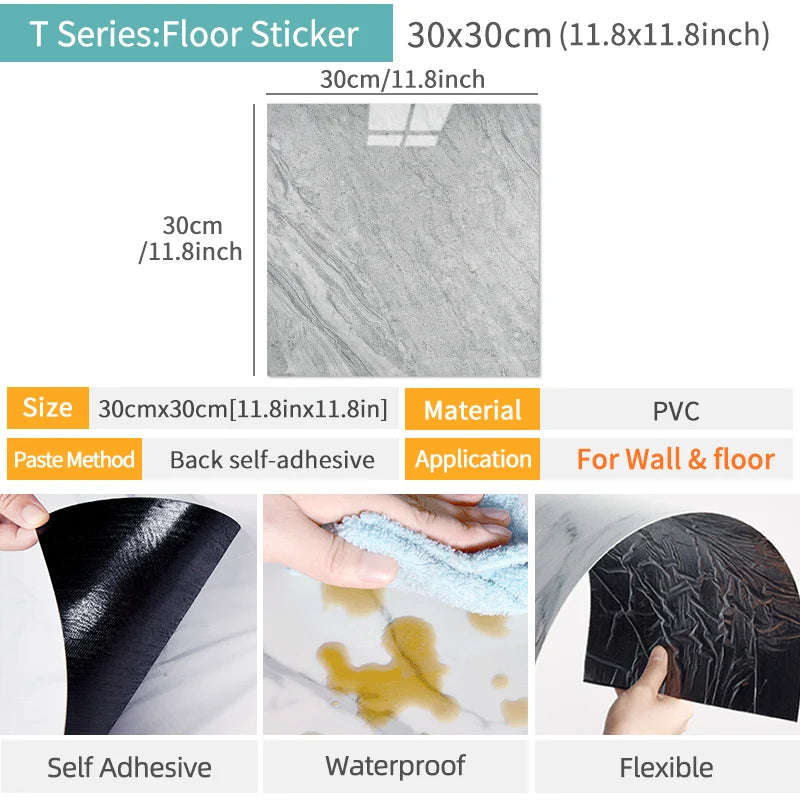 Autocollant Mural effet marbre