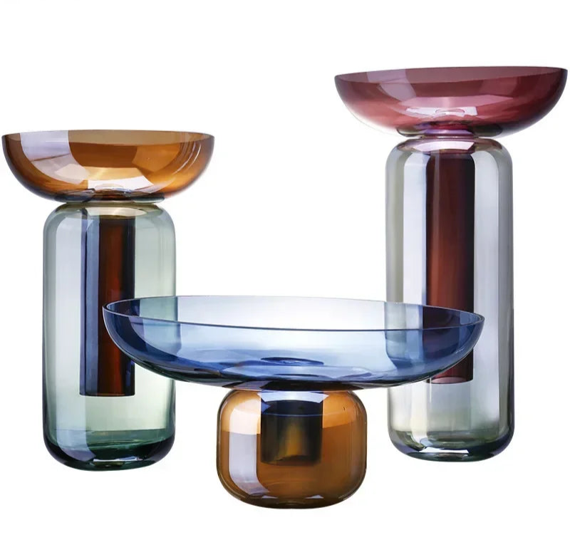 Vase en Verre pour Fleurs hydroponiques