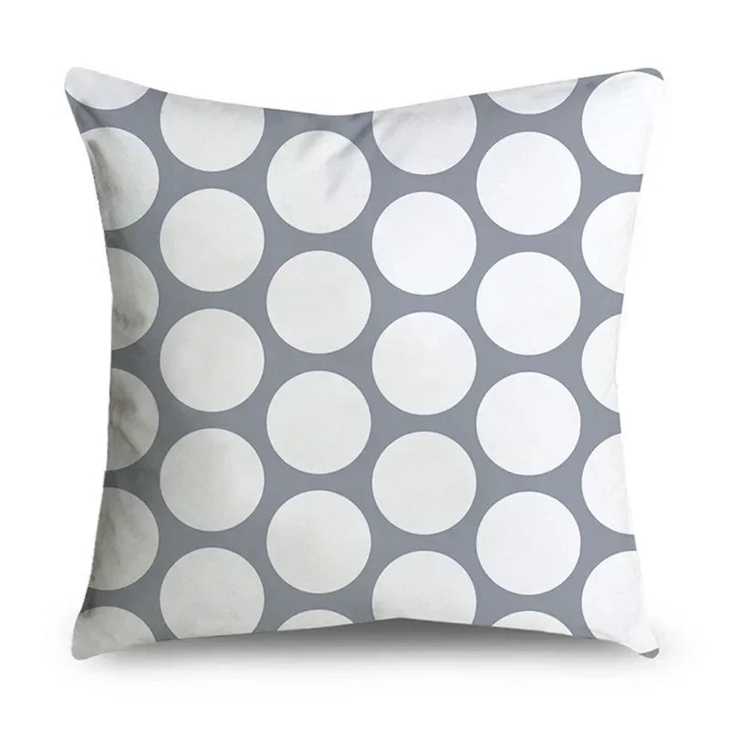 Housse de Coussin Décorative Gris