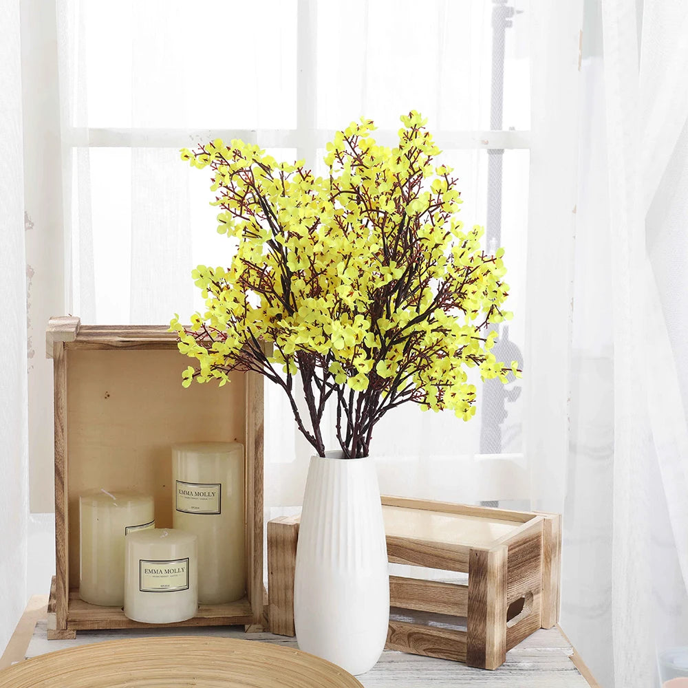 Fleur Artificielle Gypsophile en Soie