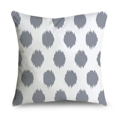 Housse de Coussin Décorative Grise