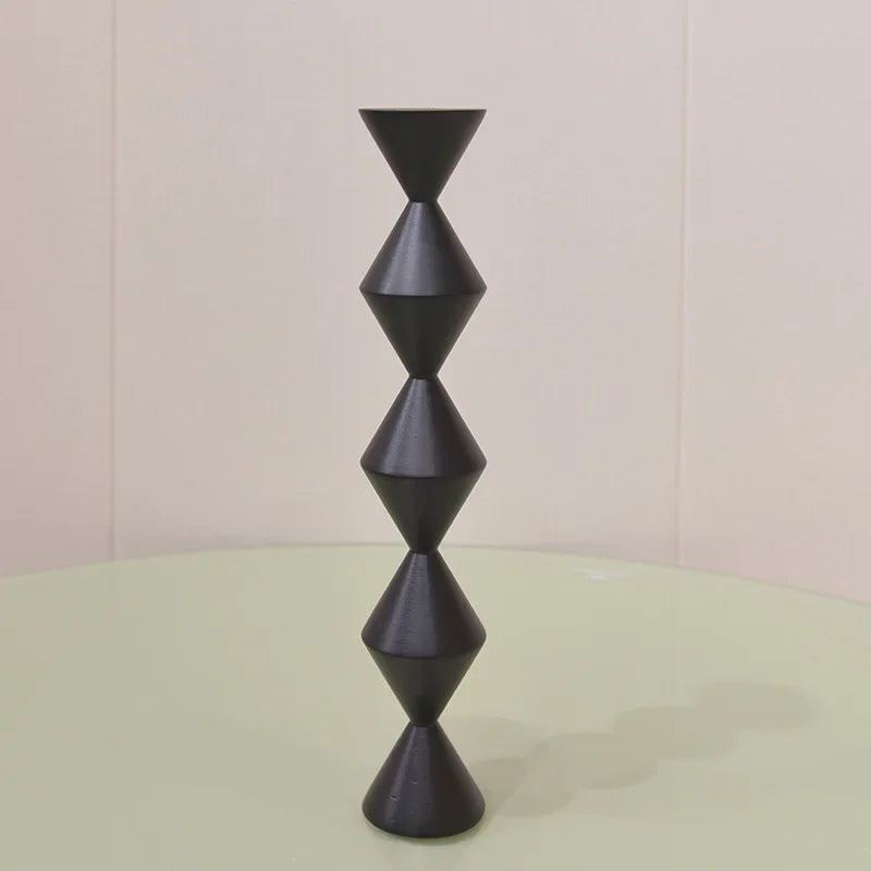 Bougeoir en Bois fait  à la main