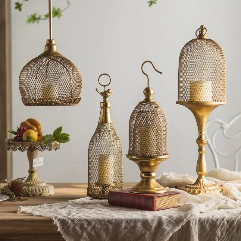 Bougeoir  Européen Rétro en fer