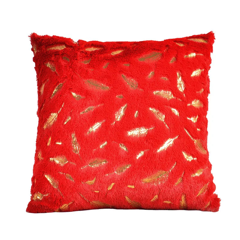 Housse de Coussin en Peluche