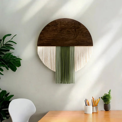 Macramé Murale grand format Coloré