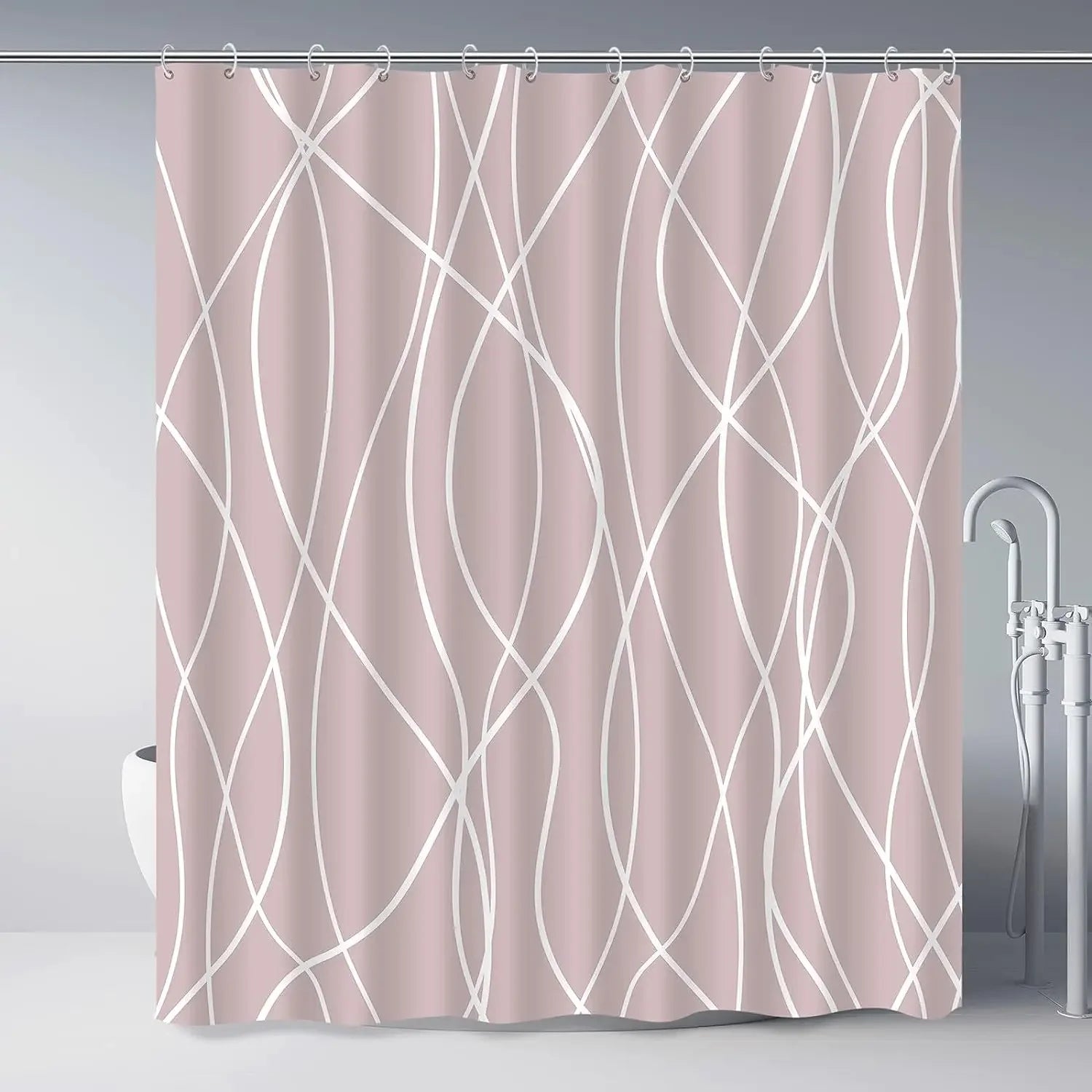 Rideau de Douche en Tissu
