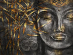 Tableau Moderne Bouddha Abstrait Coloré