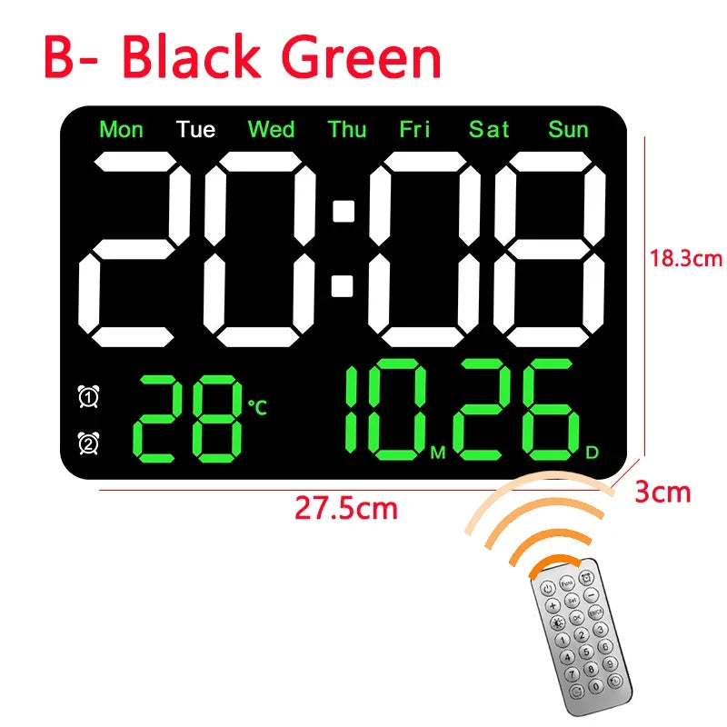 Horloge Murale numérique Led