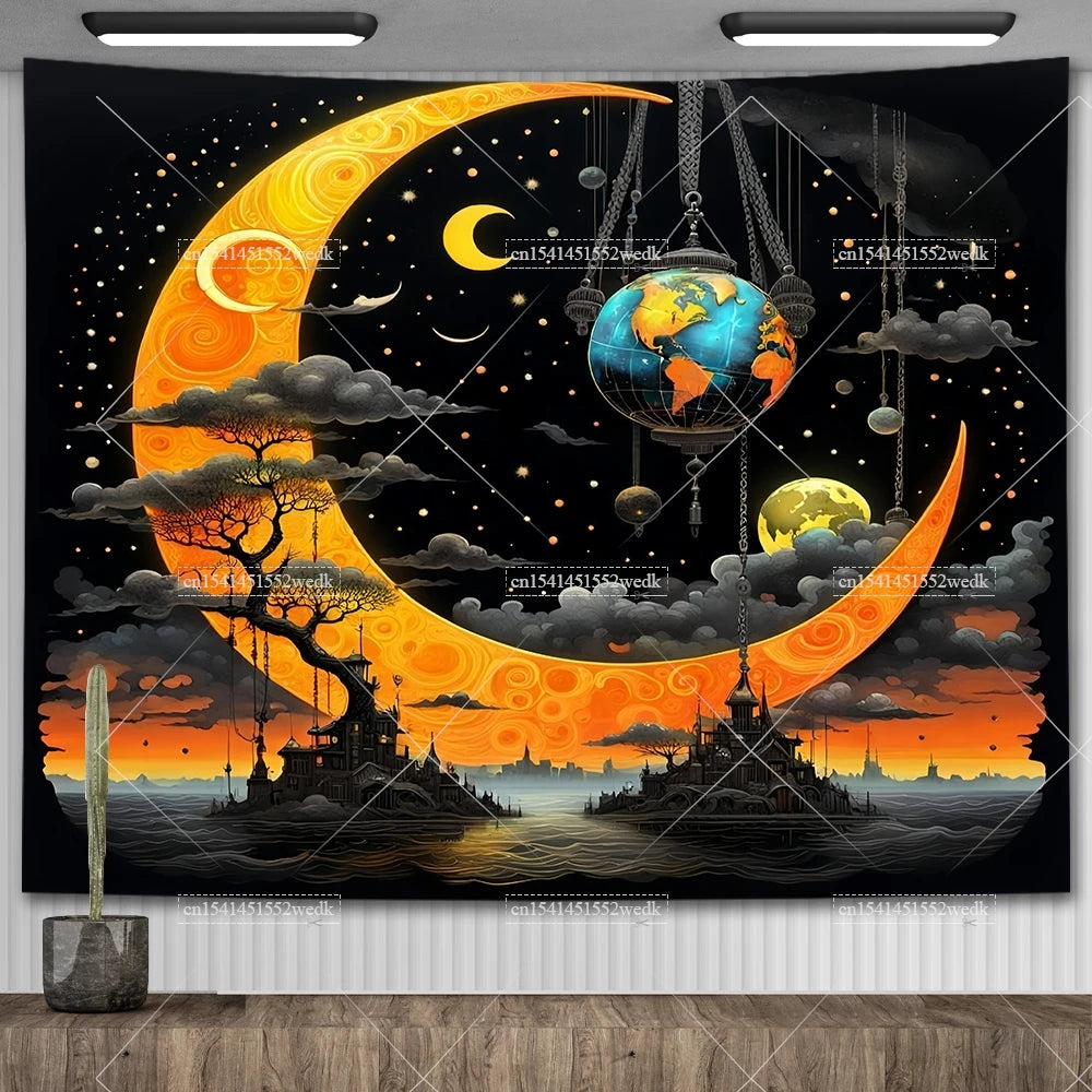 Tenture Murale Lune