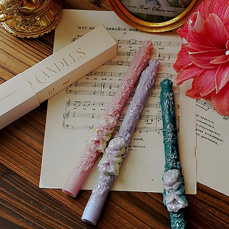 Bougie Romantique en Relief