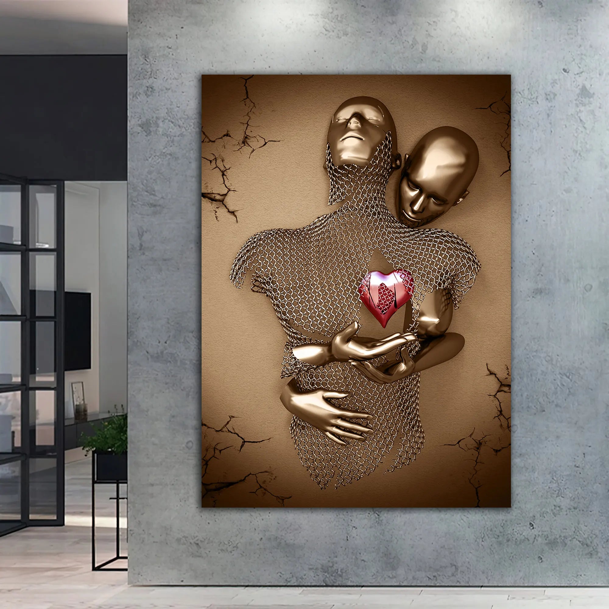 Tableau Moderne Couple