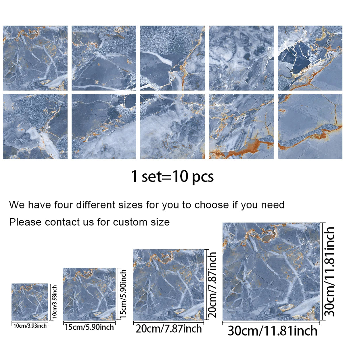Revêtement Autocollant Mur et sol Imperméable